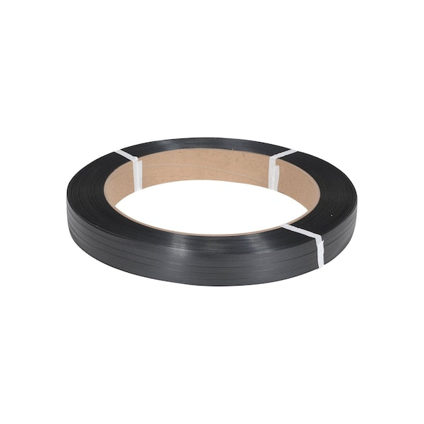 Vestil ST-12-16X3-BL BLACK POLY STRAPPING 4500 FT 16 X 3