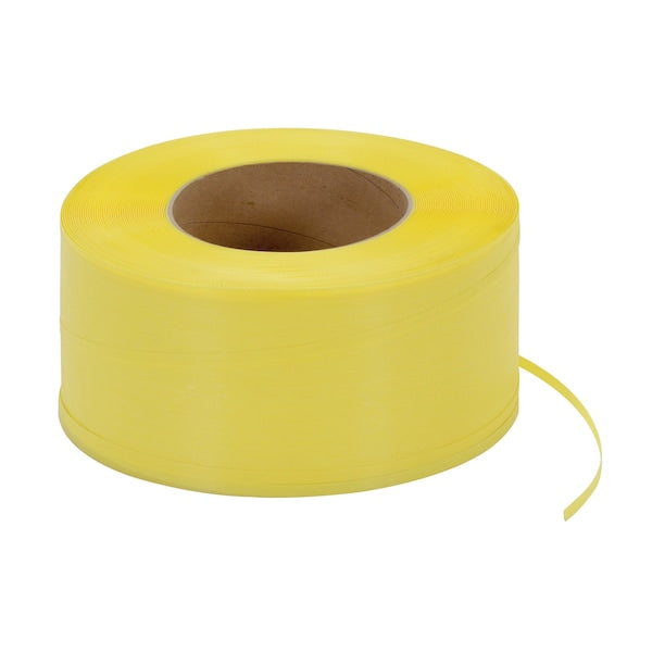 Vestil ST-12-9X8-YL YELLOW POLY STRAPPING 9900 FT 9 X 8