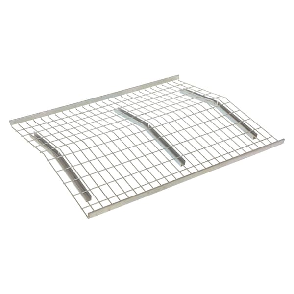 Vestil SWMD-4252 Silver Powder Coat Pallet Rack-Crown Wire Deck 52"L x 42"W