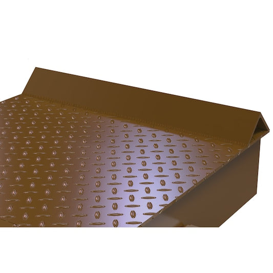 Vestil SWR-ROG-18-12-96 STL WHEEL RISER W/ ROLL OFF GUARD 96X18X12