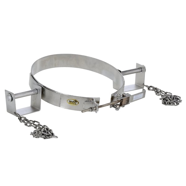 Vestil TDR-30-SS Stainless Steel Tilting Drum Ring, 30 gal