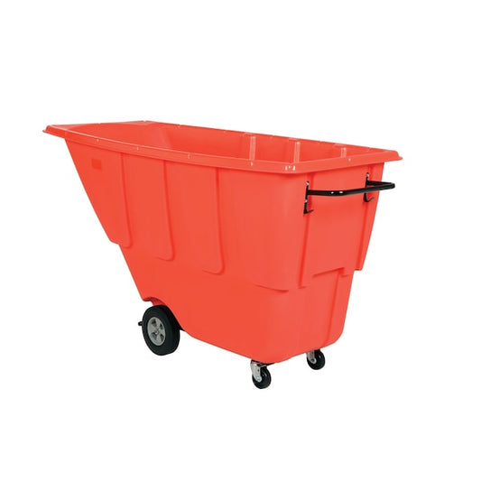 Vestil TDT-100-LD-RED Light Duty Tilt Truck 1 Cubic Yard 850 lb Red