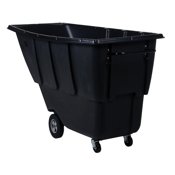 Vestil TDT-100-MD-BLACK Medium Duty Tilt Truck 1 Cubic Yard 1250 lb Black