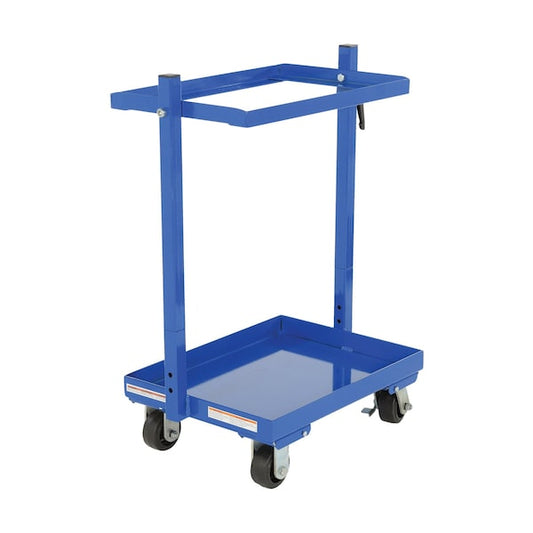 Vestil TSCT-2 Multi-Tier Cart, 2 Shelf, 200 lb., Steel, 200 lb Load Capacity, 2 Shelves, 19.0625" W