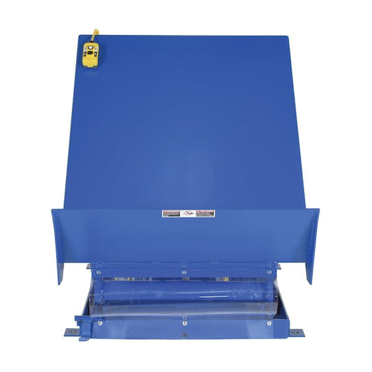 Vestil UNI-3648-2-BLU-230-1 36" X 48" Blue Lift Table, Load Cap. 2000 lb., 230V