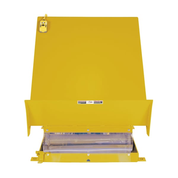 Vestil UNI-4048-4-YEL-460-3 40" X 48" Yellow Lift Table, Load Cap. 4000 lb., 460V