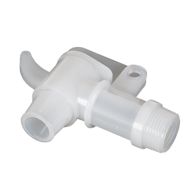 Vestil VDFT Poly Drum Faucet Non-Adjustable 3/4" Bung White