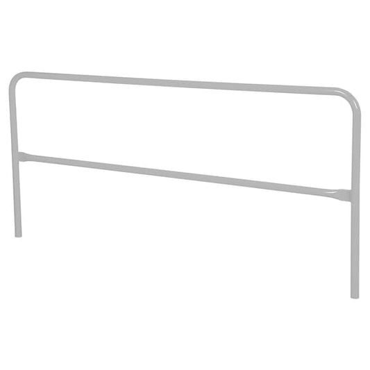 Vestil VDKR-10-SL STEEL PIPE SAFETY RAILING 120 IN LENGTH SILVER