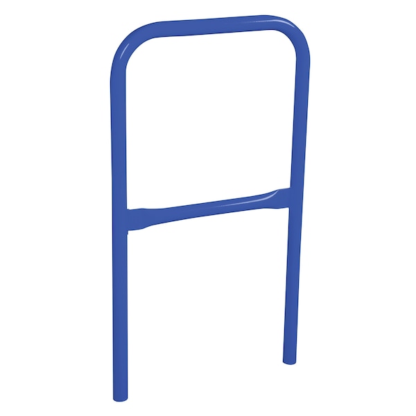 Vestil VDKR-2-BL STEEL PIPE SAFETY RAILING 24 IN LENGTH BLUE