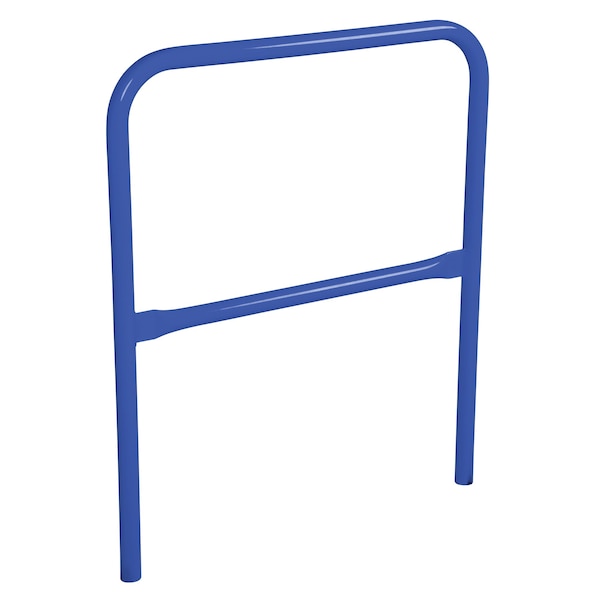 Vestil VDKR-3-BL STEEL PIPE SAFETY RAILING 36 IN LENGTH BLUE