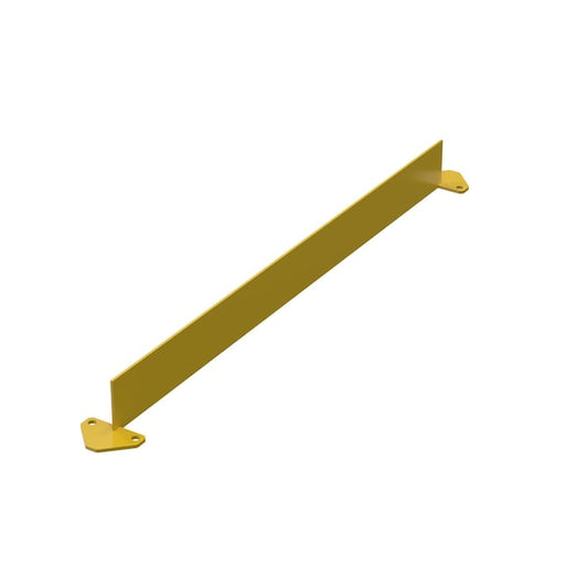 Vestil VDKR-4-BP-TB Steel Toe Board for VDKR W/Base Plates, 48'' Yellow