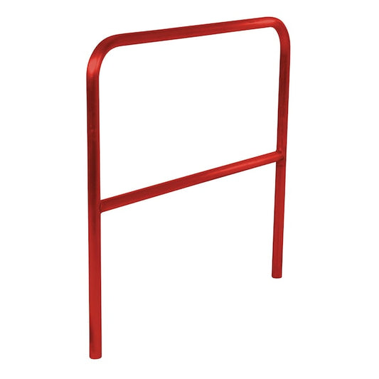 Vestil VDKR-4-RD STEEL PIPE SAFETY RAILING 48 IN LENGTH RED