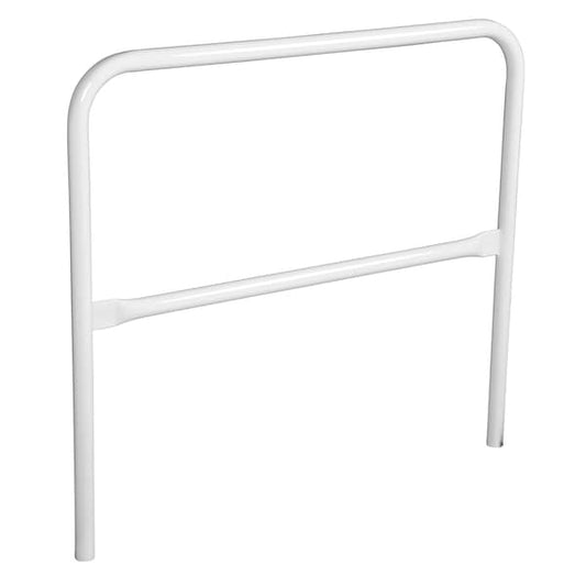 Vestil VDKR-4-WT STEEL PIPE SAFETY RAILING 48 IN LENGTH WHITE