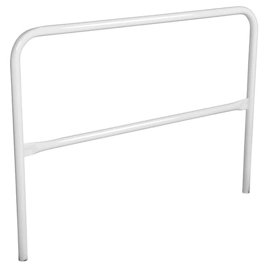 Vestil VDKR-5-WT STEEL PIPE SAFETY RAILING 60 IN LENGTH WHITE