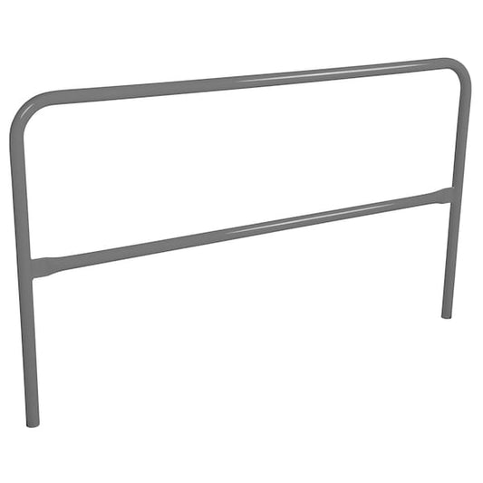 Vestil VDKR-6-GYSG STEEL PIPE SAFETY RAILING 72 IN LENGTH GRAY