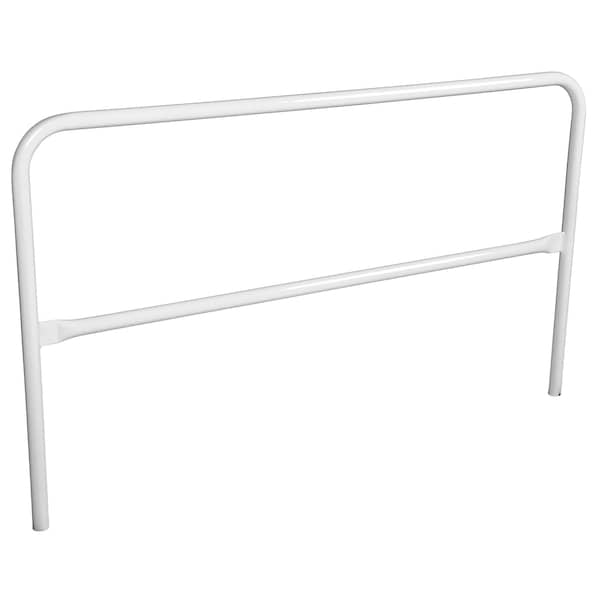 Vestil VDKR-6-WT STEEL PIPE SAFETY RAILING 72 IN LENGTH WHITE