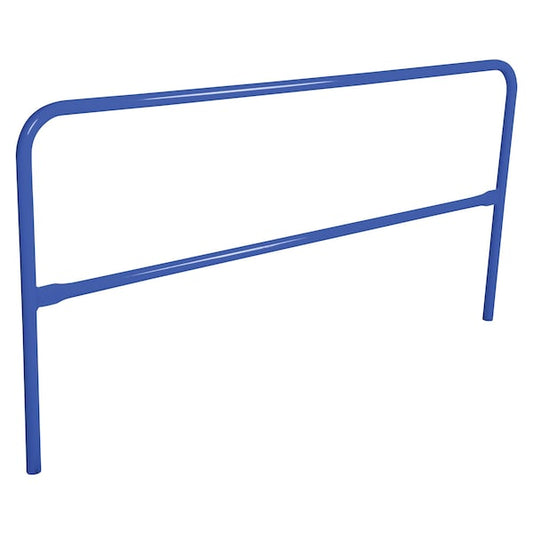 Vestil VDKR-7-BL STEEL PIPE SAFETY RAILING 84 IN LENGTH BLUE