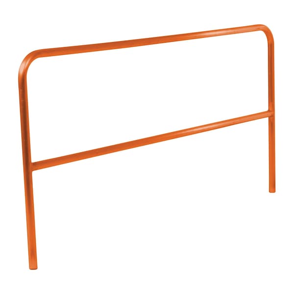 Vestil VDKR-7-OR STEEL PIPE SAFETY RAILING 84 IN LENGTH ORANGE