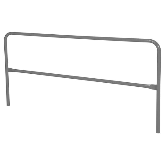 Vestil VDKR-8-GYSG STEEL PIPE SAFETY RAILING 96 IN LENGTH GRAY