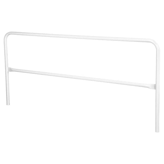 Vestil VDKR-8-WT STEEL PIPE SAFETY RAILING 96 IN LENGTH WHITE