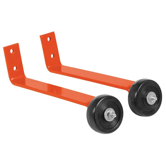 Vestil VDKR-BB-W-OR ORANGE PIPE RAILING BARRICADE BASE W/WHEELS, PK2