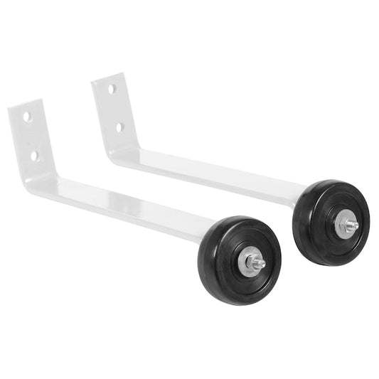 Vestil VDKR-BB-W-WT WHITE PIPE RAILING BARRICADE BASE W/WHEELS, PK2