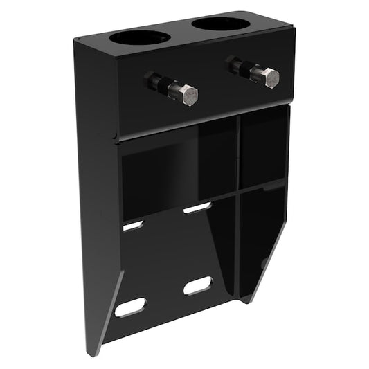 Vestil VDKR-VM2-BK BLACK VERTICAL-MOUNT HANDRAIL SOCKETS