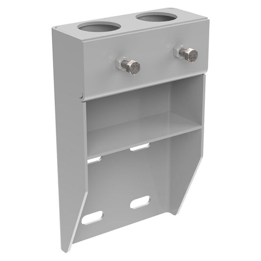 Vestil VDKR-VM2-GYSG GRAY VERTICAL-MOUNT HANDRAIL SOCKETS