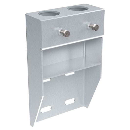 Vestil VDKR-VM2-SL SILVER VERTICAL-MOUNT HANDRAIL SOCKETS