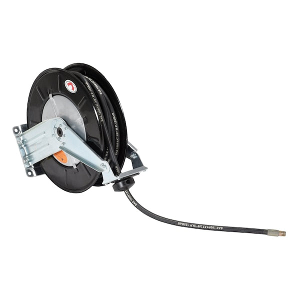 Vestil VHR-35-58 Spring Driven Hose Reel, 1/2" Hose Diameter, 35 ft. Length, 300 psi Max. Pressure