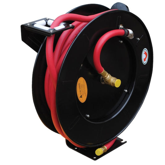Vestil VHR-50-78 Spring Driven Hose Reel, 1/2" Hose Diameter, 50 ft. Length, 300 psi Max. Pressure