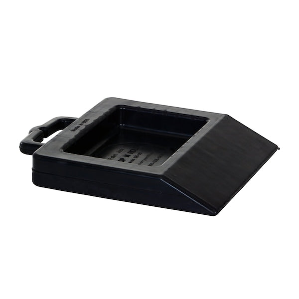 Vestil VPTS-05 Black Pallet Truck Stop Usable 8 7/8x5 7/8 Overall 11 1/2 x 11 1/2 x 2