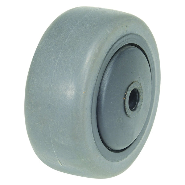 Vestil WHL-CR-3X1.25 Conductive Rubber Wheel 3 In. Diameter x 1-1/4 In. Width 225 Lb. Capacity Dark Gray