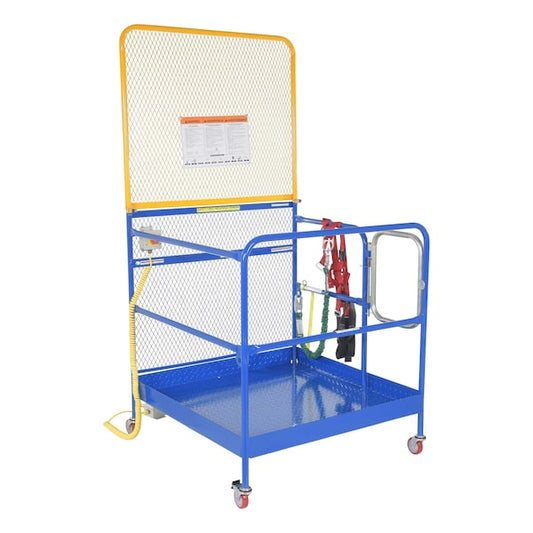 Vestil WP-4848-CA-84B-FF FULL FEAT WORK PLATFORM W/84 IN EXPAND BACK 48X48