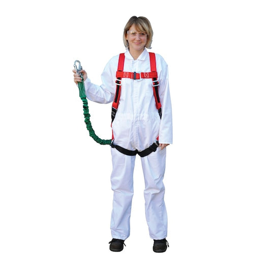 Vestil WP-LH-XXXL Red Work Platform Harness with 6" Lanyard Size 3XL 350 lb Capacity