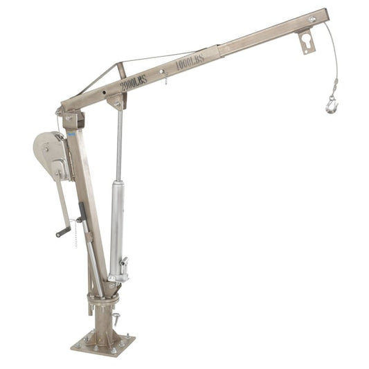 Vestil WTJ-2-SS Stainless Steel Winch Jib Crane