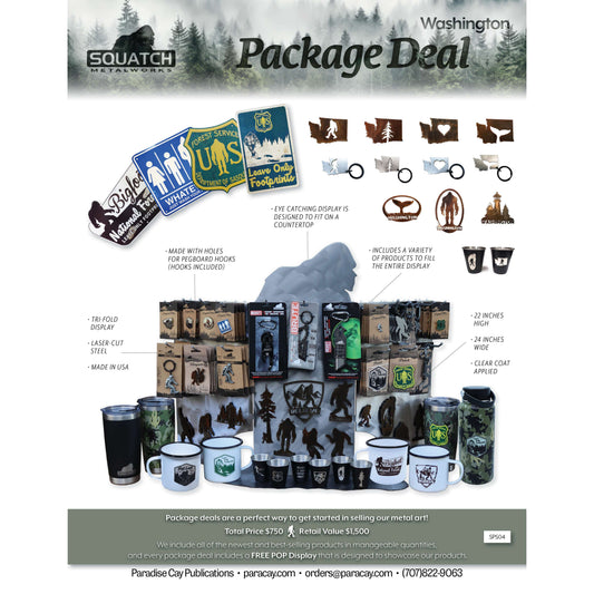 Paradise Clay SPS04 Squatch Metalworks Package Special WASHINGTON (WHOLESALE ONLY)
