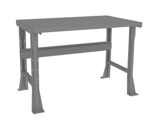 Tennsco WB-1-3048S Flared Leg Workbench with Steel Top
