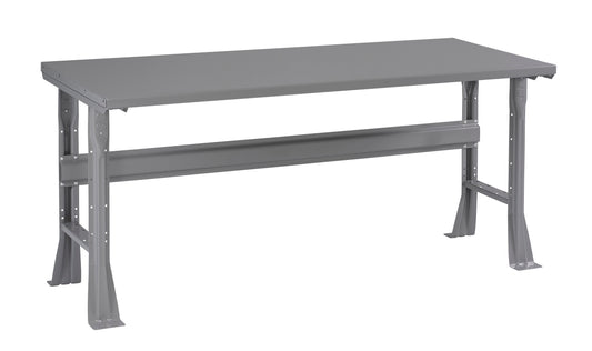 Tennsco WB-1-3672S Flared Leg Workbench with Steel Top