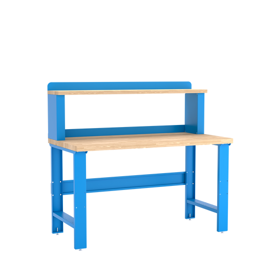 Champion Tool Storage WB001-B6030-BB Workbench, 12" Riser WB001 | 60"W x 35-1/4"H x 30"D, Bright Blue