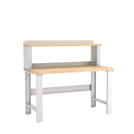 Champion Tool Storage WB001-B6030-LG Workbench, 12" Riser WB001 | 60"W x 35-1/4"H x 30"D, Light Gray
