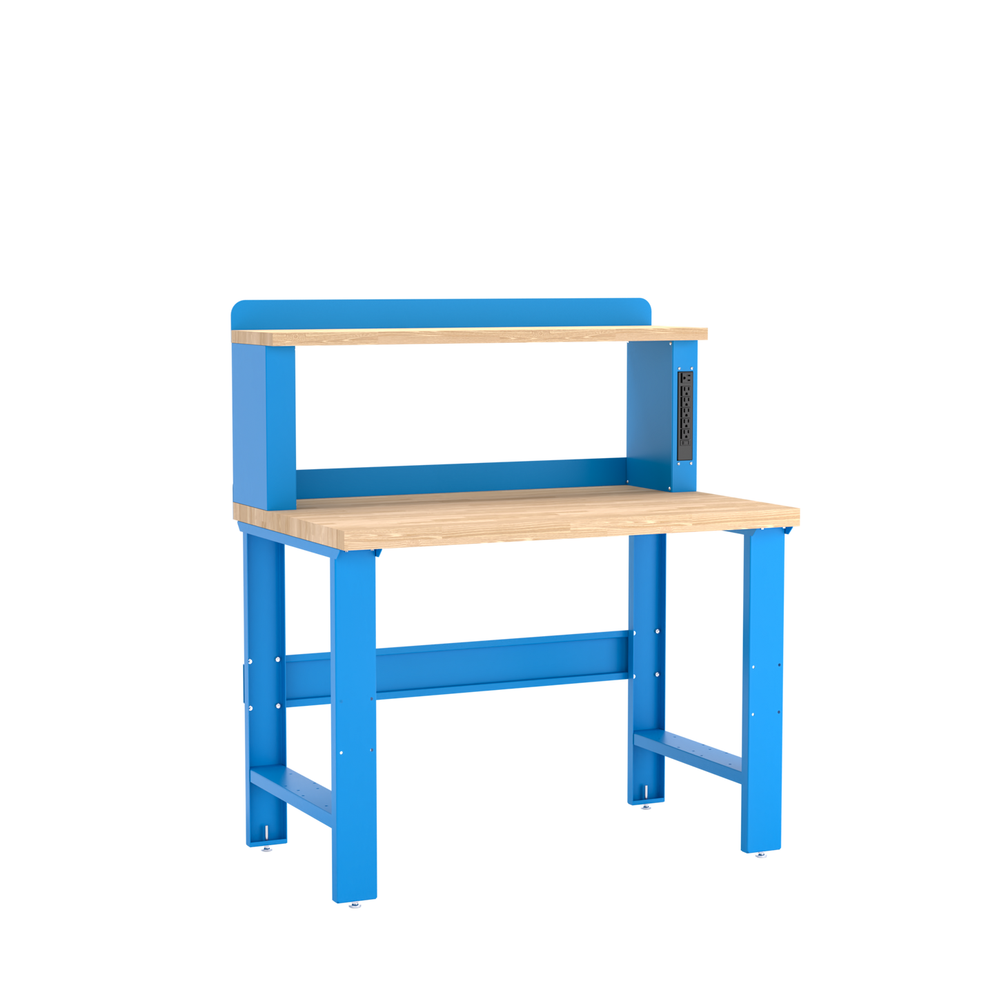 Champion Tool Storage WB002-B4830-BB Workbench, 12" Power Riser WB002 | 48"W x 35-1/4"H x 30"D, Bright Blue