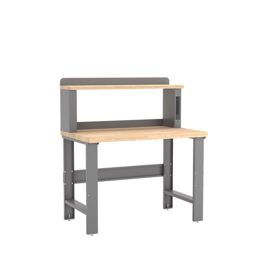 Champion Tool Storage WB002-B4830-DG Workbench, 12" Power Riser WB002 | 48"W x 35-1/4"H x 30"D, Dark Gray