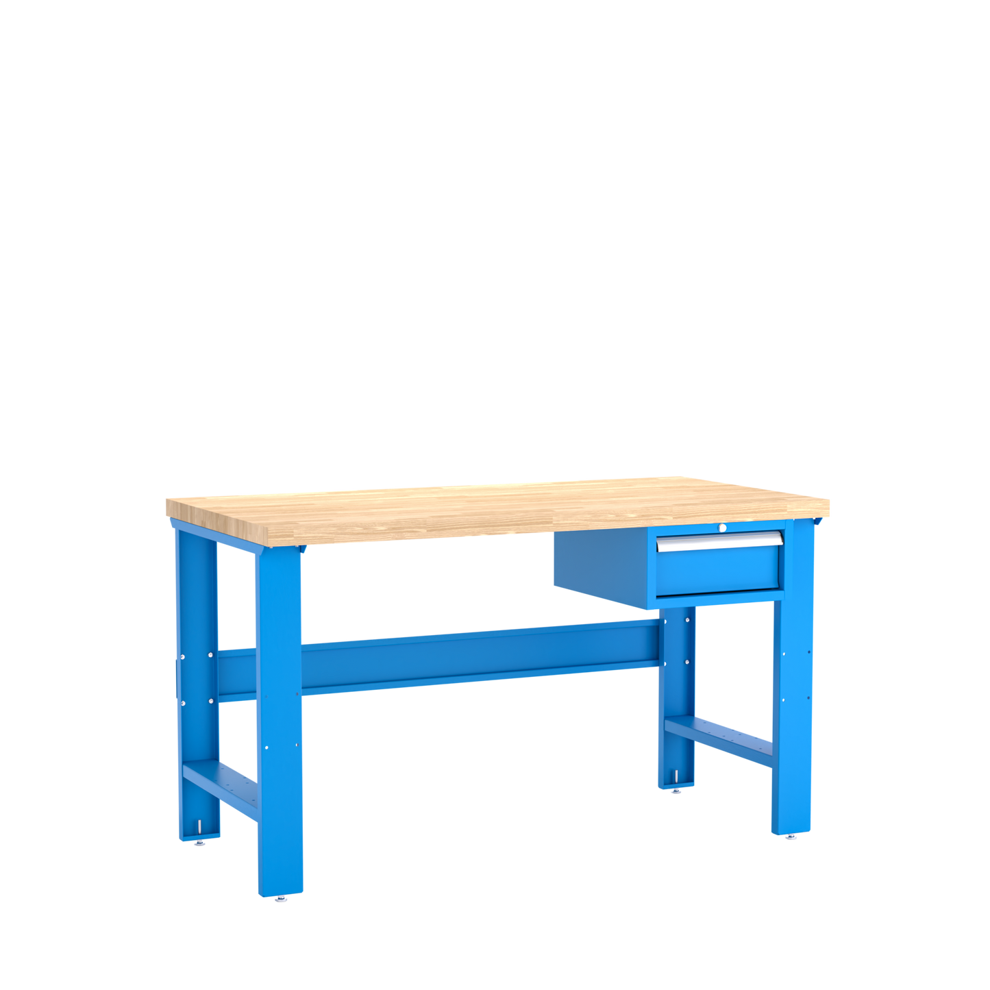 Champion Tool Storage WB100-B6030-BB Single Drawer Standard Depth Workbench WB100 | 60"W x 35-1/4"H x 30"D, Bright Blue
