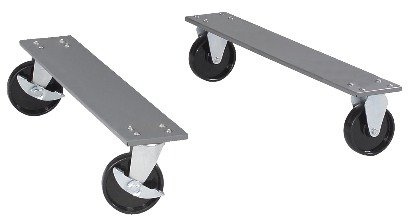 Tennsco WBCK-3036 Workbench Caster Kit for 30"w x 36"d Legs - Two Fixed, Two Swivel