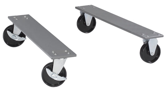 Tennsco WBCK-3036 Workbench Caster Kit for 30"w x 36"d Legs - Two Fixed, Two Swivel