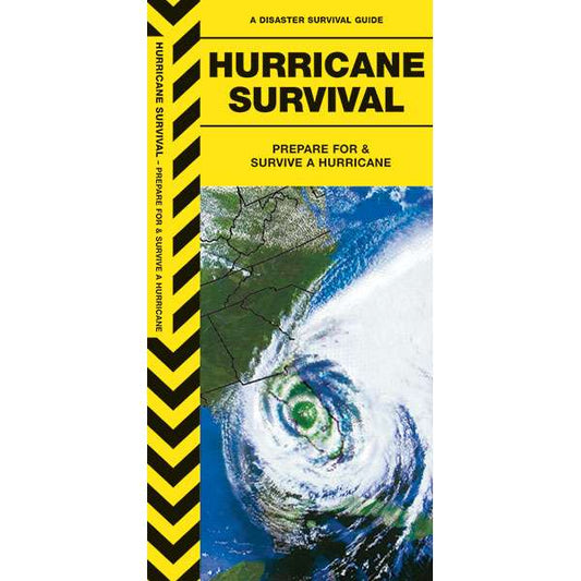 Paradise Clay WFP112 Hurricane Survival: Guide Prepare For & Survive a Hurricane - Folding Pocket Guide