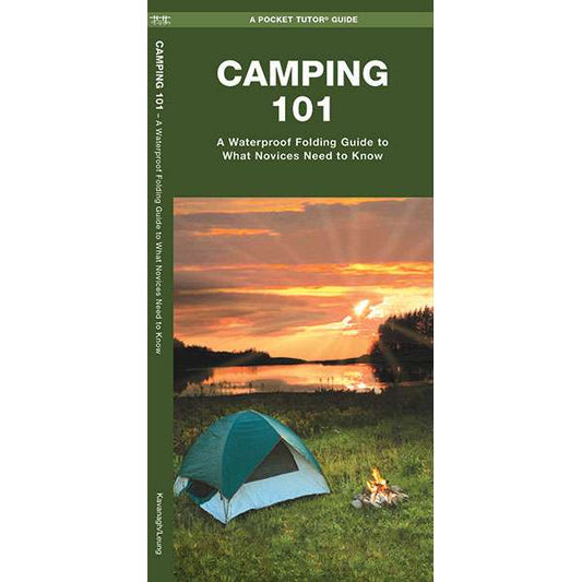 Paradise Clay WFP135 Camping 101 (Duraguide Series) - Folding Pocket Guide
