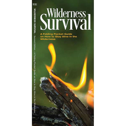 Paradise Clay WFP164 Wilderness Survival - Folding Pocket Guide