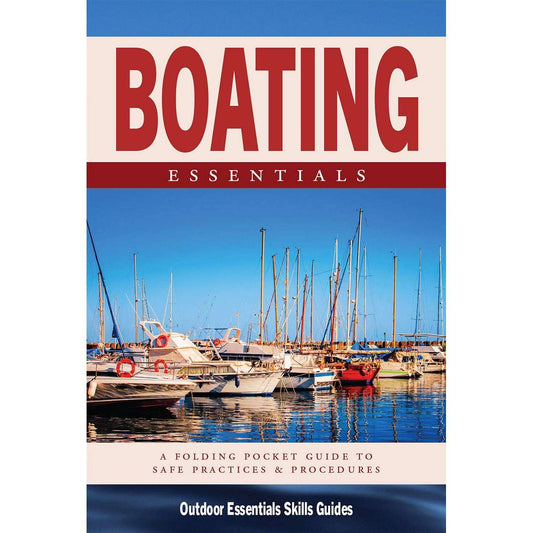 Paradise Clay WFP169 Boating Essentials: A Folding Pocket Guide to Safe Practices & Procedures - Folding Pocket Guide